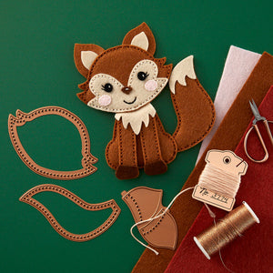 Felt Forest Fox Etched Dies by Nichol Spohr