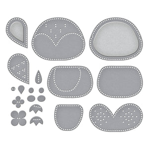 Felt Snowy Owl Etched Dies from the Felt Stitch & Create Collection by Nichol Spohr