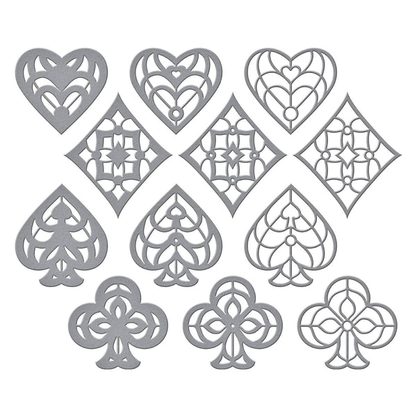 Kaleidoscope Noble Suits Etched Dies by Jaycee Gaspar