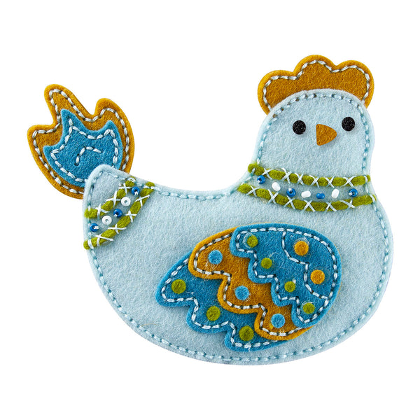 Felt Cozy Cluck Etched Dies by Nichol Spohr