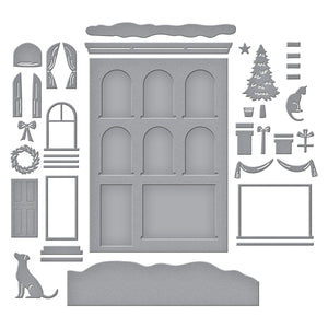 City Holiday Etched Dies by Yana Smakula