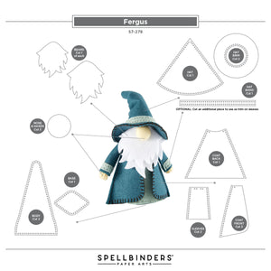 Fergus 3D Felt Decor Die Collection Bundle by Sandi MacIver