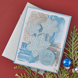 Ho Ho Ho Etched Dies for Coordinating Stamp Set by Simon Hurley