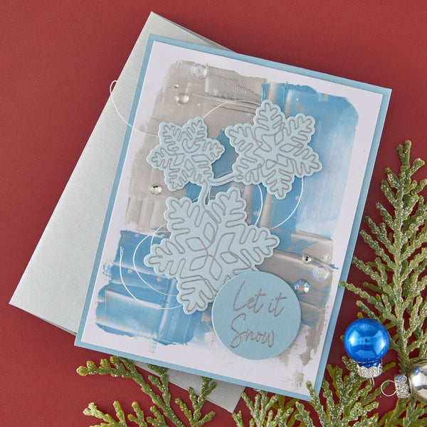 Ho Ho Ho Etched Dies for Coordinating Stamp Set by Simon Hurley
