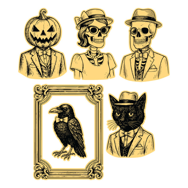 Framed Fright Stamp & Die Bundle by Simon Hurley