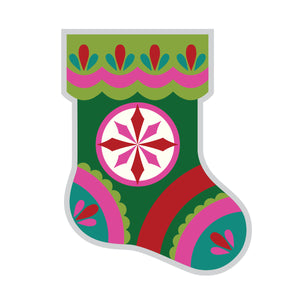 Festive Stocking Etched Dies by Lolli & Grace