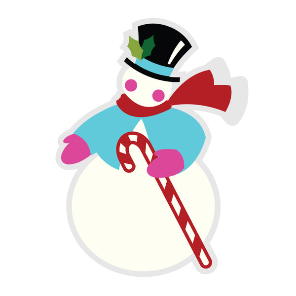 Festive Snowman Etched Dies by Lolli & Grace