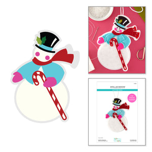 Festive Snowman Etched Dies by Lolli & Grace