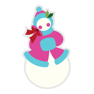 Festive Snowlady Etched Dies by Lolli & Grace