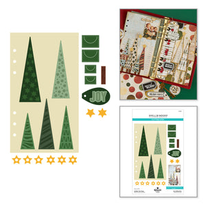 Holiday Tree Page Etched Dies by Esther Glas - Nov 19 Consumer Launch Date