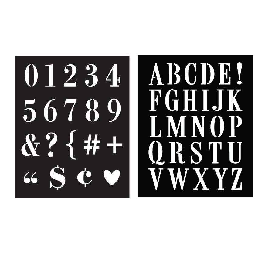 Hero Arts Subway Type Stencils
