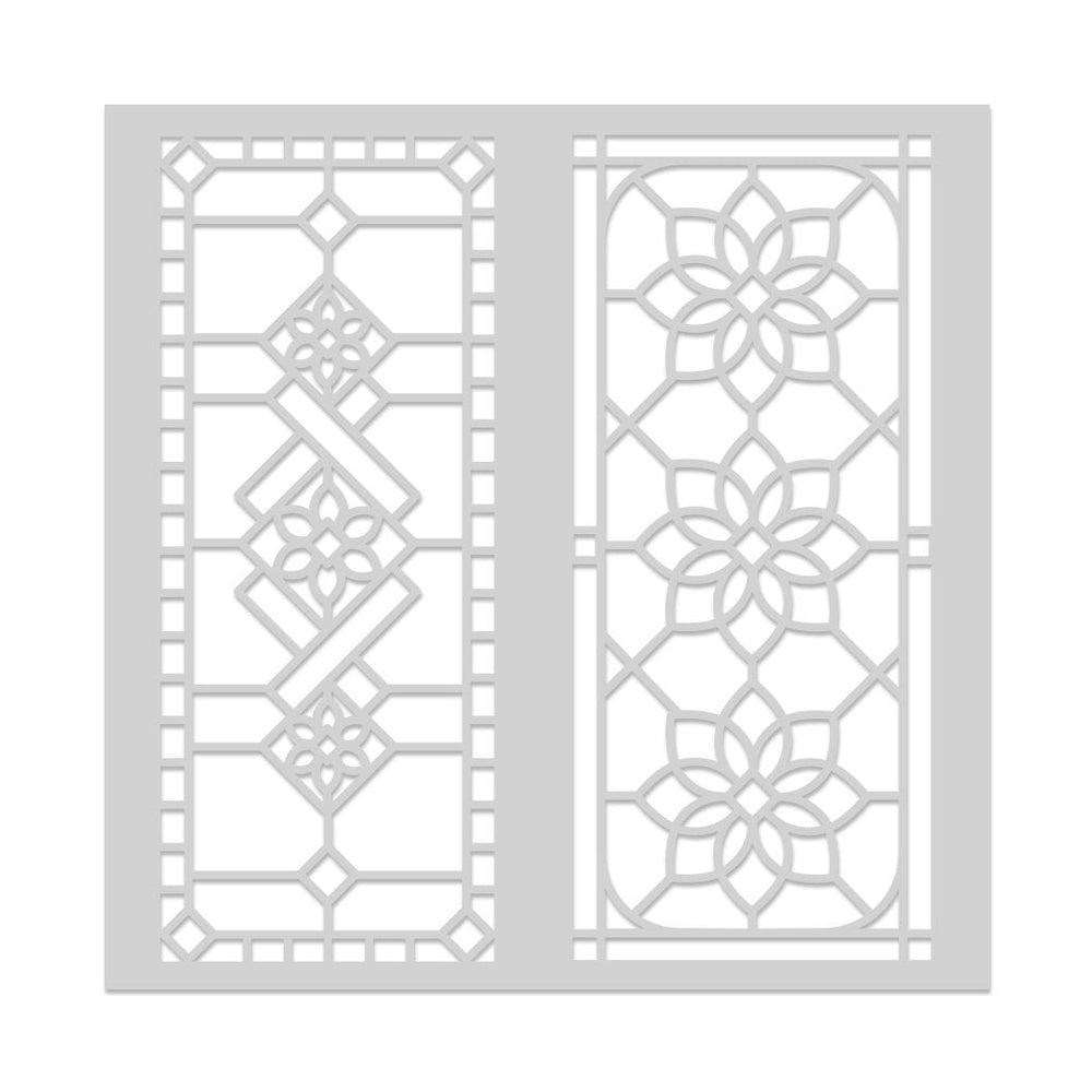 Hero Arts Stained Glass Window Stencil