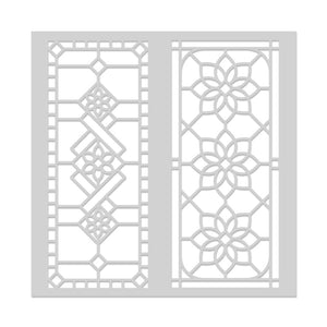 Hero Arts Stained Glass Window Stencil