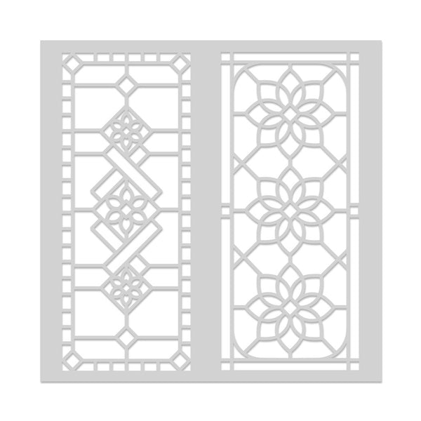 Hero Arts Stained Glass Window Stencil