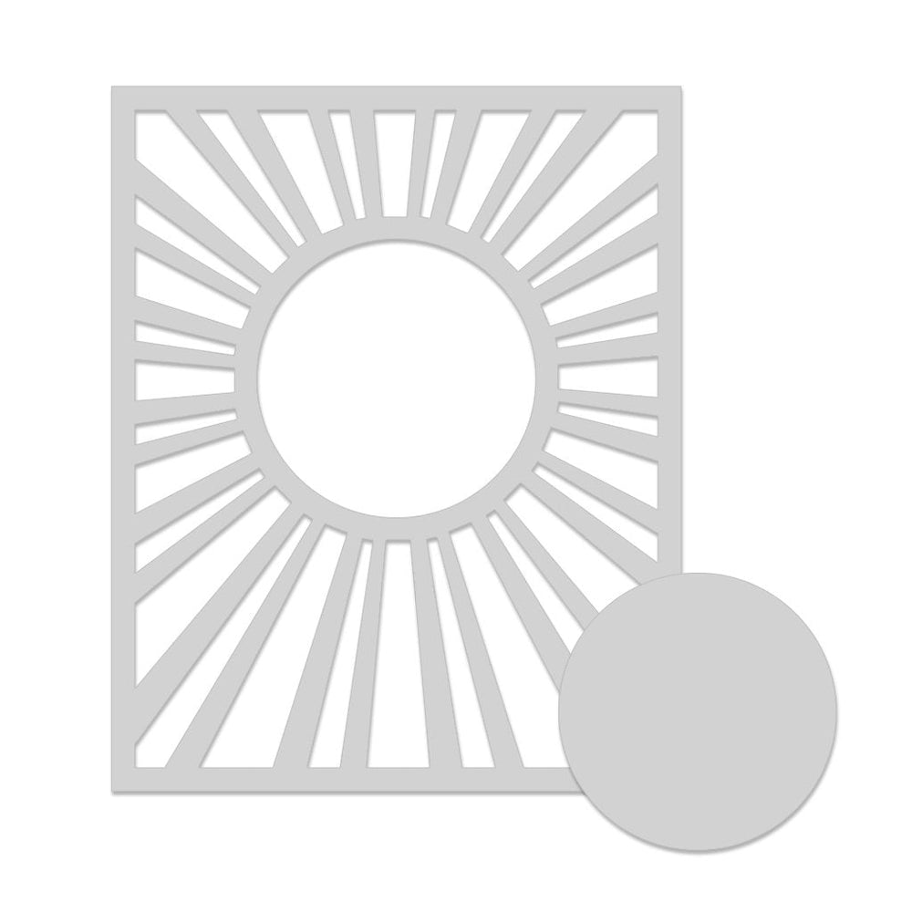 Hero Arts Sun Background Stencil