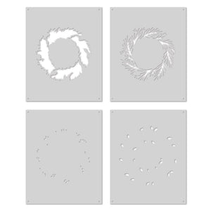 Hero Arts Color Layering Wreath Stencils