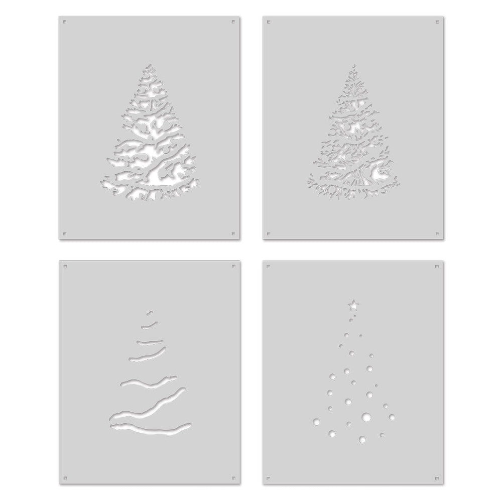 Hero Arts Color Layering O Christmas Tree Stencil