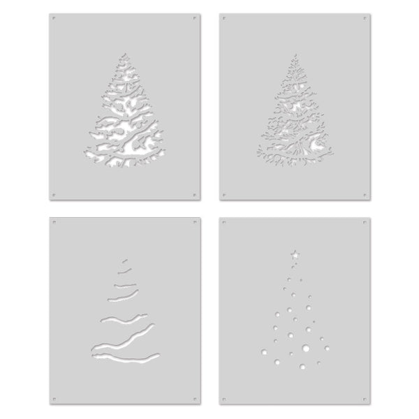 Hero Arts Color Layering O Christmas Tree Stencil