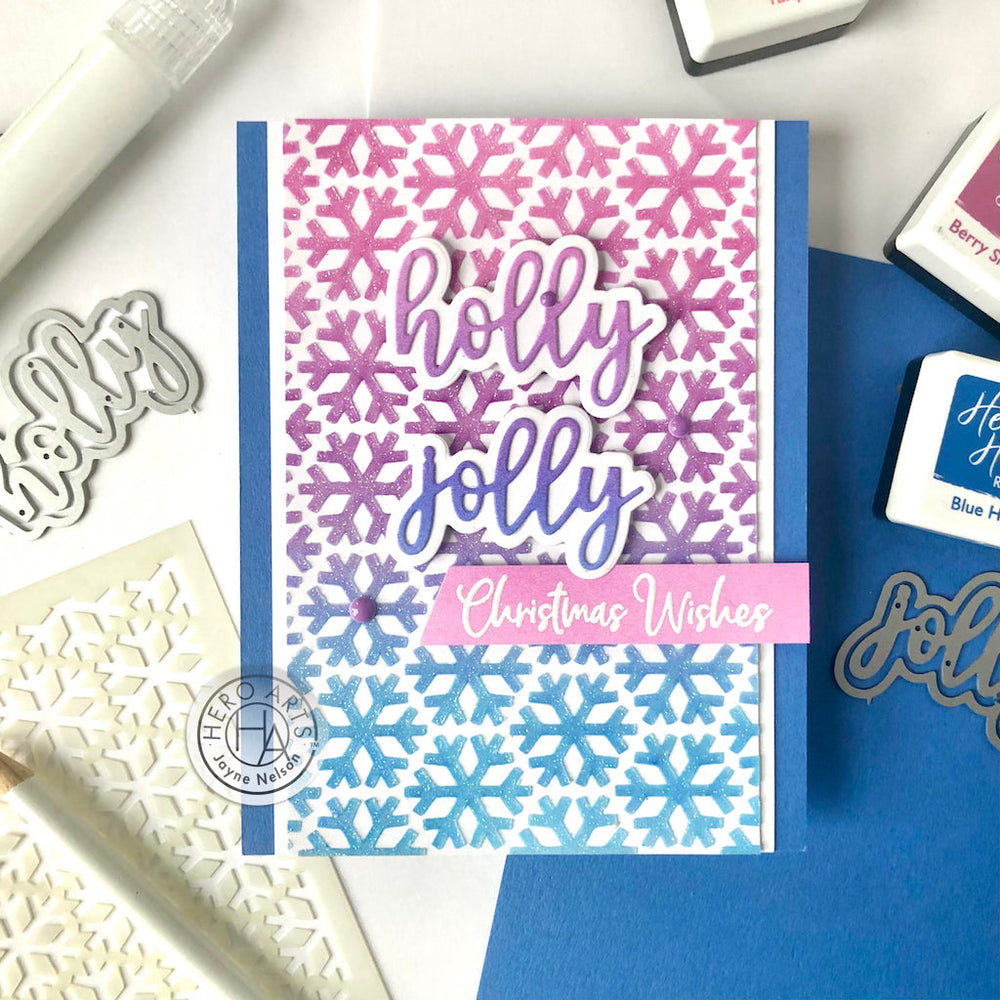 Hero Arts Snowflake Pattern Stencil