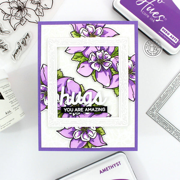 Hero Arts Wild Columbine Clear Stamps
