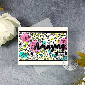 Hero Arts Color Layering Roses Stencil