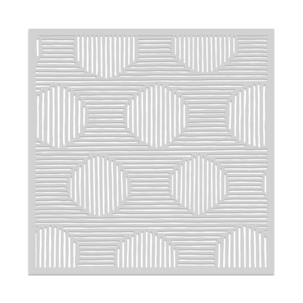 Hero Arts Stripey Dot Stencil