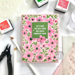 Hero Arts Color Layering Bold Flowers Stencils