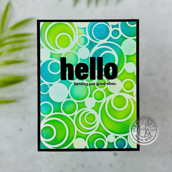 Hero Arts Luggage Lowercase Alphabet Clear Stamps