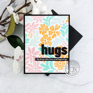 Hero Arts Color Layering Summer Blooms Stencil