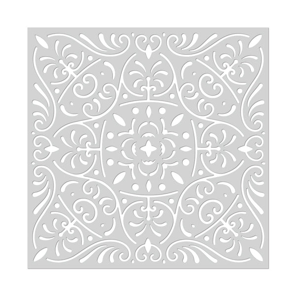 Hero Arts Ornate Flourish Stencil