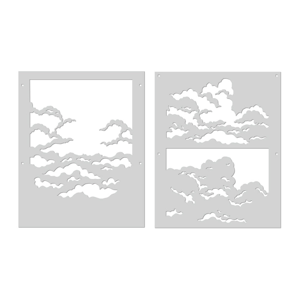 Hero Arts Color Layering Clouds Stencils