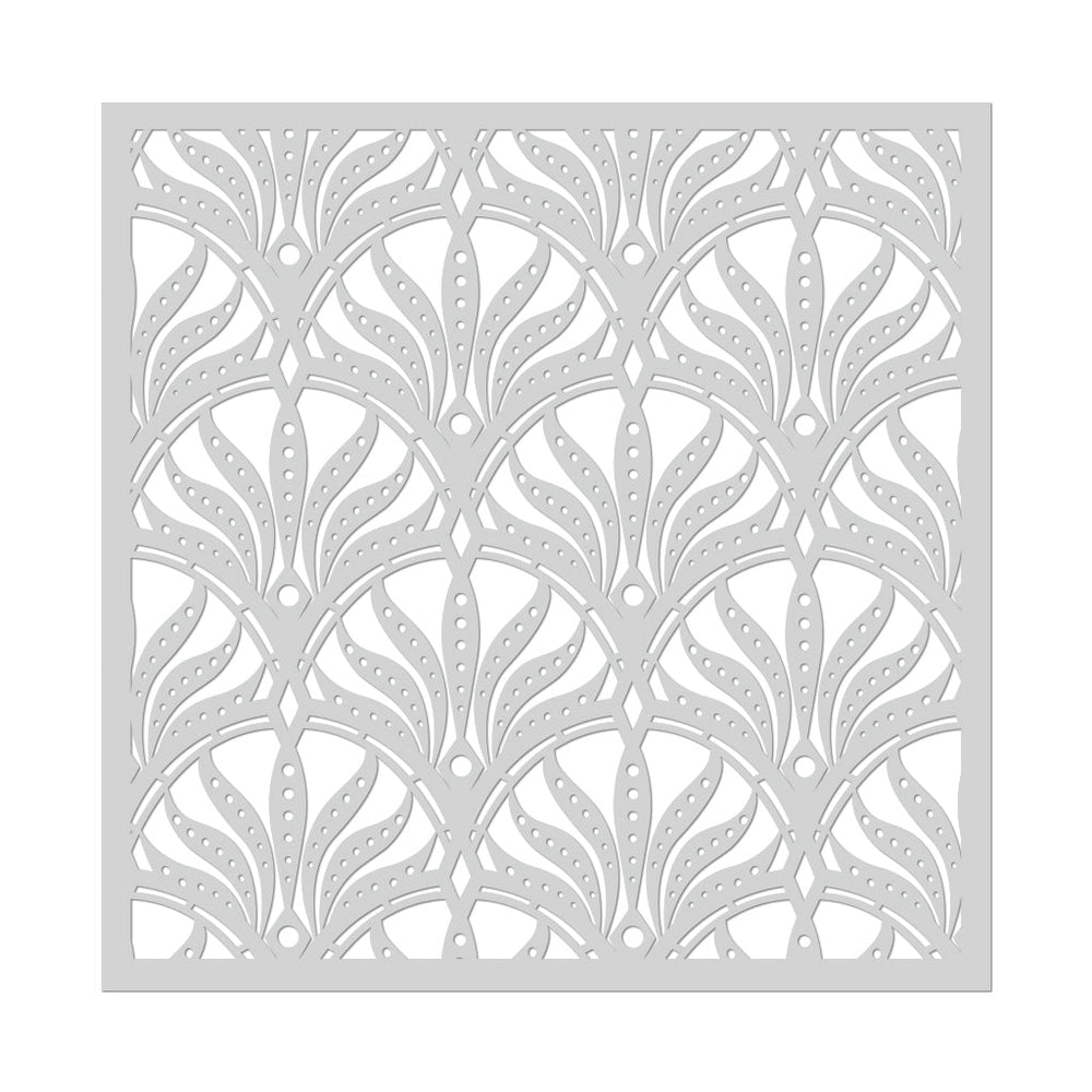 Hero Arts Art Deco Dancing Light Stencil
