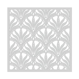 Hero Arts Art Deco Dancing Light Stencil