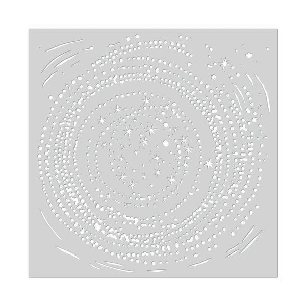 Hero Arts Swirling Stars Stencil