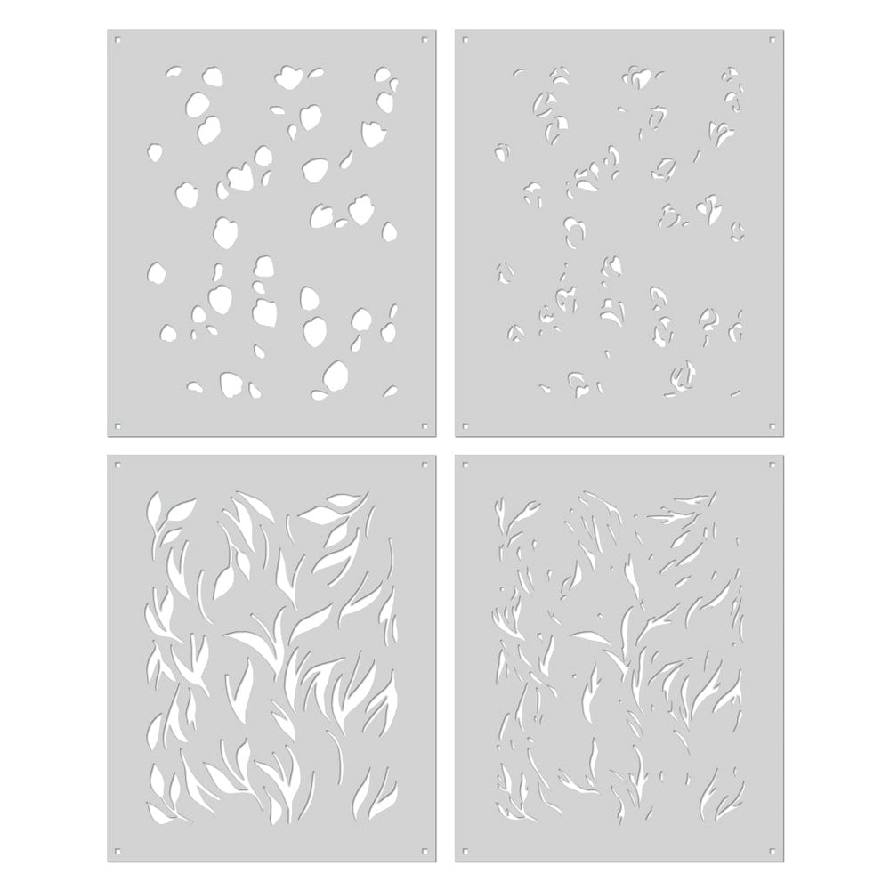 Hero Arts Color Layering Tulip Pattern Stencils