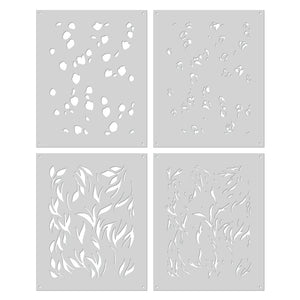 Hero Arts Color Layering Tulip Pattern Stencils