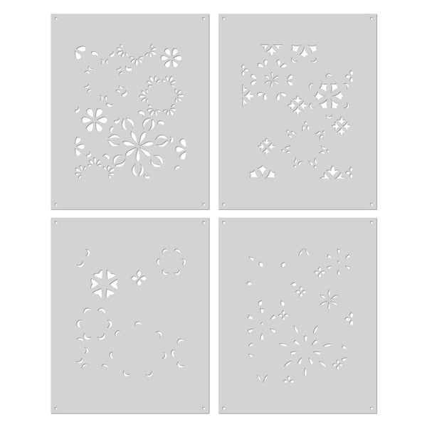 Hero Arts Color Layering Mandala Flower Pattern Stencils