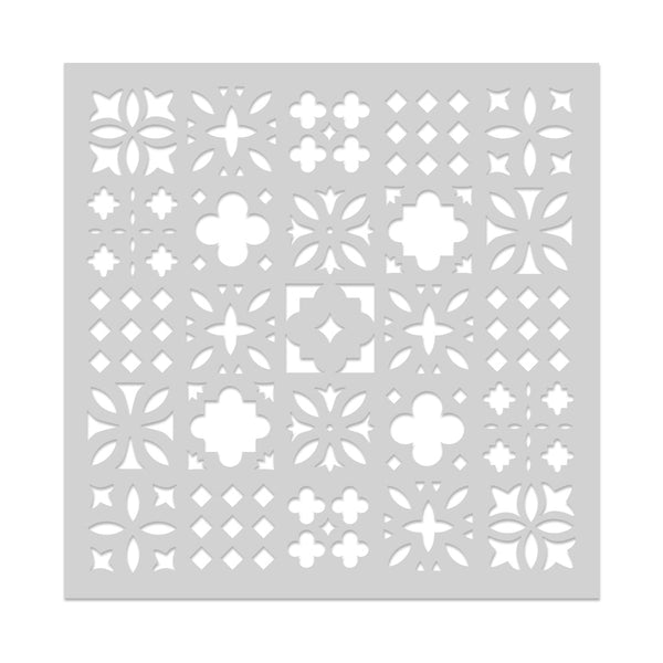 Hero Arts Decorative Tile Pattern Stencil