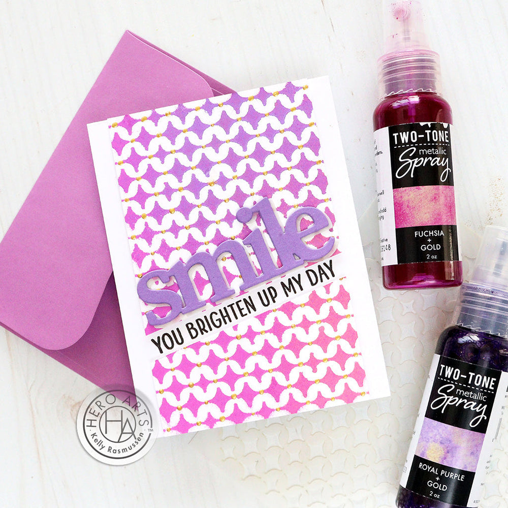 Hero Arts Sparkle Weave Stencil