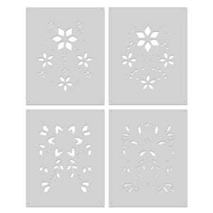 Hero Arts Color Layering Poinsettia Pattern Stencils