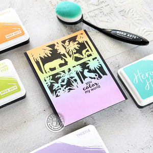 Hero Arts Jungle Scene Stencil