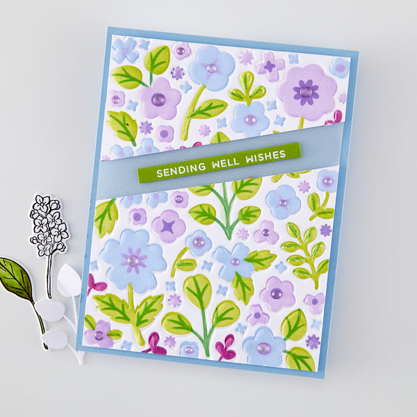 Hero Arts Meadow Blooms Cover Plate Die