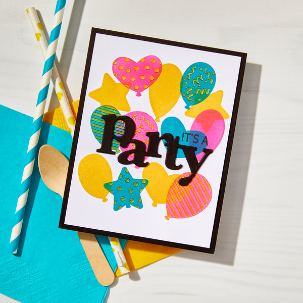 Hero Arts Color Layering Balloons Stencils