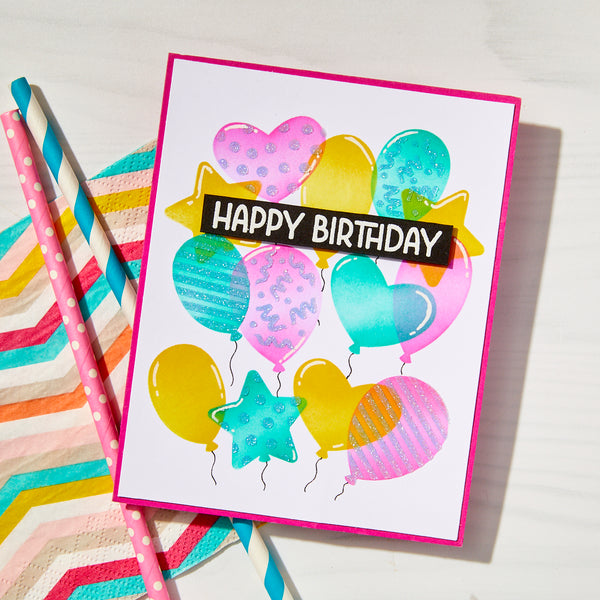 Hero Arts Color Layering Balloons Stencils