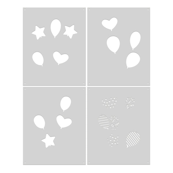 Hero Arts Color Layering Balloons Stencils