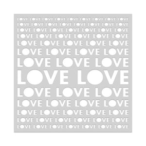 Hero Arts Lots of Love Stencil