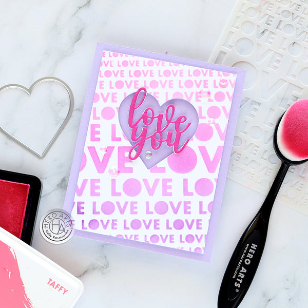 Hero Arts Love & Hearts Fancy Dies