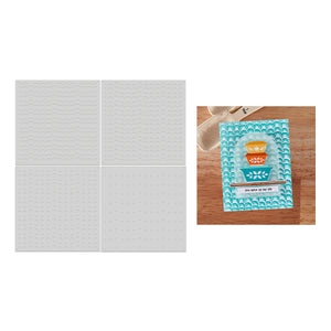 Hero Arts Color Layering Retro Rainbow Stencil