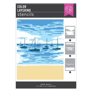 Hero Arts Color Layering Harbor Stencils
