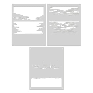 Hero Arts Color Layering Harbor Stencils